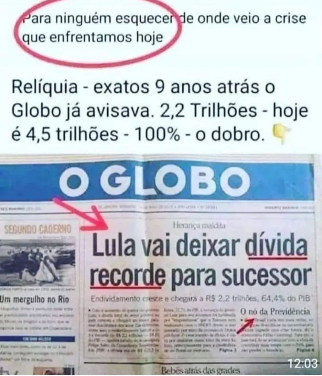 heronildus's tweet image. Nao deixa esquecer mesmo
#LulaVergonhaDoBrasil