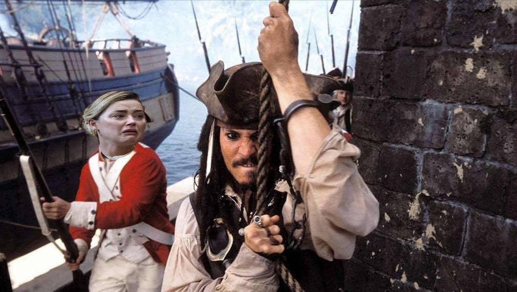 visiondedimi's tweet photo. Que ce jour reste dans les mémoires comme celui ou tu as FAILLI capturer le Capitaine Jack Sparrow #JusticeForJohhnyDepp #JohnnyDepp https://t.co/xirdueGaxH