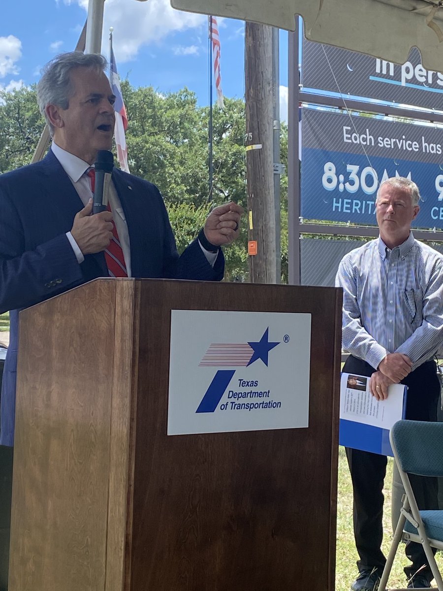 RobSpillar's tweet photo. Loop 360 @ Westlake Dr Ground Breaking:  Mayor Adler thanks TXDOT for their outstanding partnership on multi modal improvements to  improve safety and mobility in Austin, Tx. https://t.co/KhEIIYLPNU