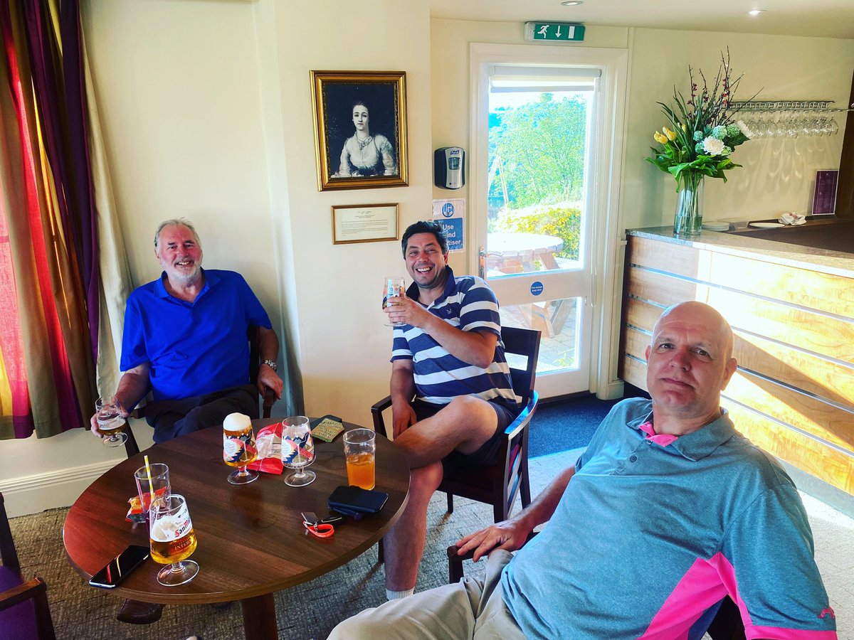GoughClifford's tweet photo. What a tough school tonight. A net 24 for the back 9 in a scramble format was π₯ from Dave C, Paul C & Bill F #ReigateHeath https://t.co/FEzV351Arb