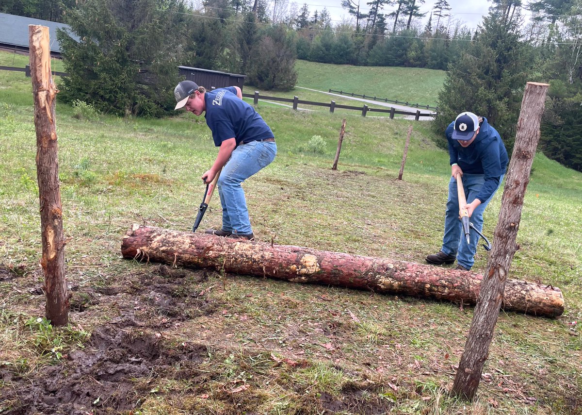 JeffLewBOCES's tweet photo. Students in the Environmental Conservation &amp; Forestry program at the #SackettCenter were able to show off their skills recently at the NYS Conservation Contest held at Paul Smith’s College. #BOCESConnnects #pursuingexcellence #boces #careerteched #forestryeducation #nnylife https://t.co/Zw5O6Cx0G0