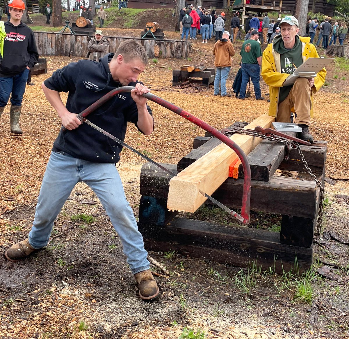JeffLewBOCES's tweet photo. Students in the Environmental Conservation &amp; Forestry program at the #SackettCenter were able to show off their skills recently at the NYS Conservation Contest held at Paul Smith’s College. #BOCESConnnects #pursuingexcellence #boces #careerteched #forestryeducation #nnylife https://t.co/Zw5O6Cx0G0