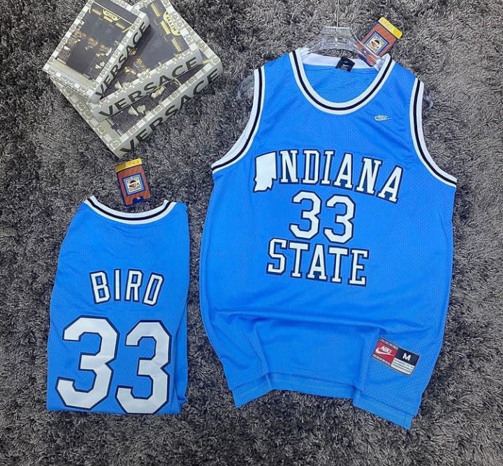 larry bird jersey indiana state