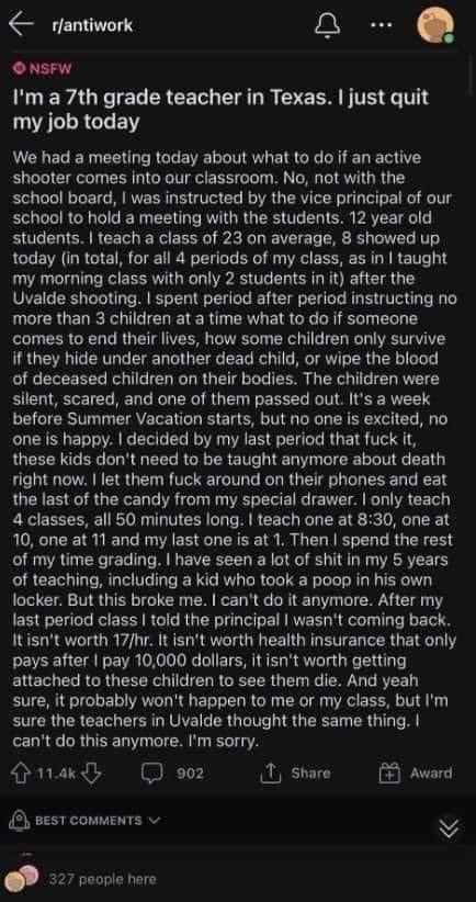 simplyplotkin's tweet image. Yet another reason why I’ve turned down every job offer I’ve gotten from schools.