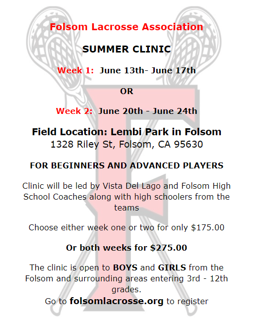 FolsomLAX's tweet photo. Spots still open register today at https://t.co/KntZtVFZBx https://t.co/nc6k7dgObC