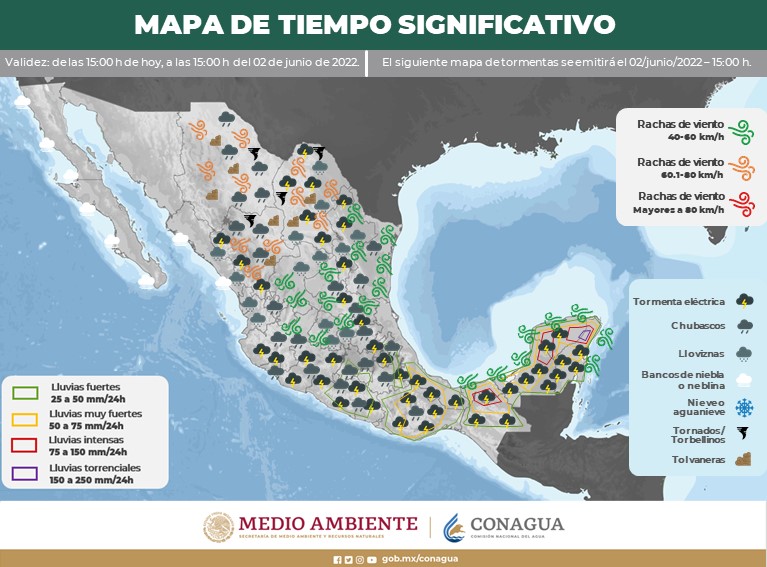 CONAGUA Clima tweet media