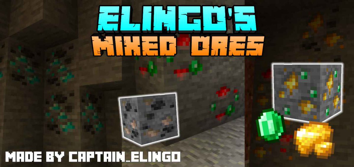 Mcpe_Core's tweet photo. Elingos Mixed Ores Addon #MCPECORE #Minecraft @Captain_Elingo https://t.co/XtybGQ3Nuy https://t.co/gGgUiF3Q6h