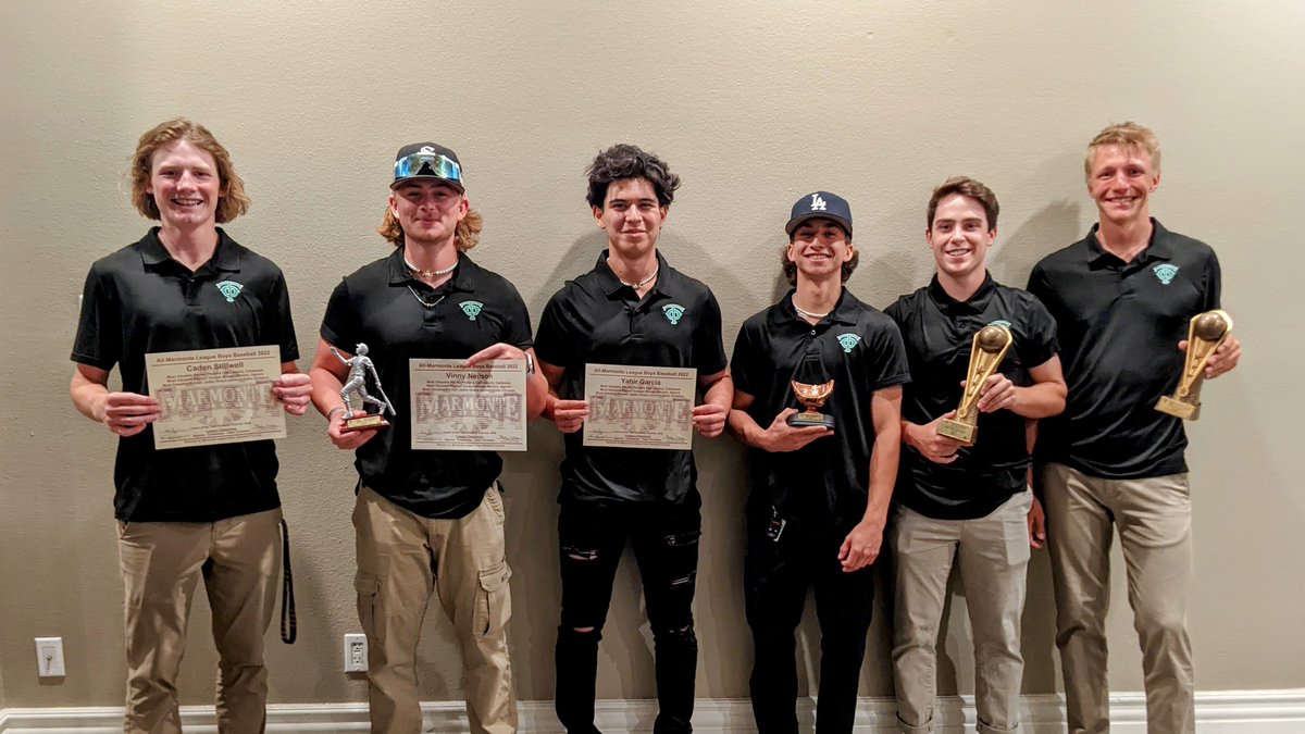 Congratulation to our 2022 TOHS Varsity Baseball award winners! Peyton Miller - Most Valuable Player Vinny Neilson - Offensive Player of the Year Dylan Jackson - Defensive Player of the Year Anthony Deluca - Defensive Player of the Year Daniel Morge - Pitcher of the Year