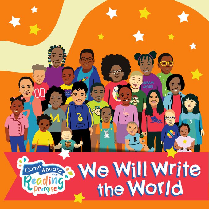 FreeLibrary's tweet photo. Calling all grown-ups! 🗣️ Keep your #readingpromise to create with the child you love. Write mini stories together or help your child write their own for publication through a @SEPTAPHILLY short story dispenser until July 24. Details here: https://t.co/lQMN05o5gE #AllAboardRP https://t.co/YGKTsnj23o