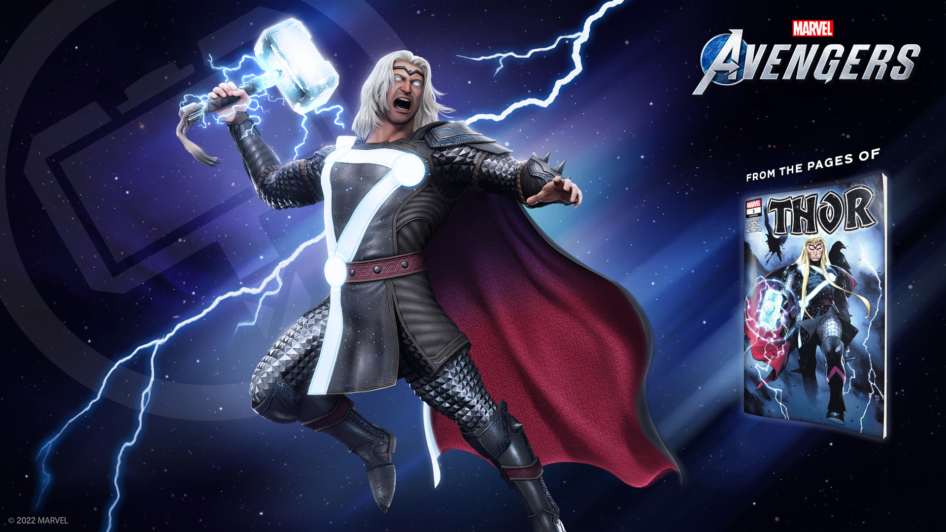 Marvel's Avengers Twitter: "The God Thunder is all that stands between the universe and the ultimate end. Thor's Cosmic Herald Outfit is inspired by his Herald of Thunder that
