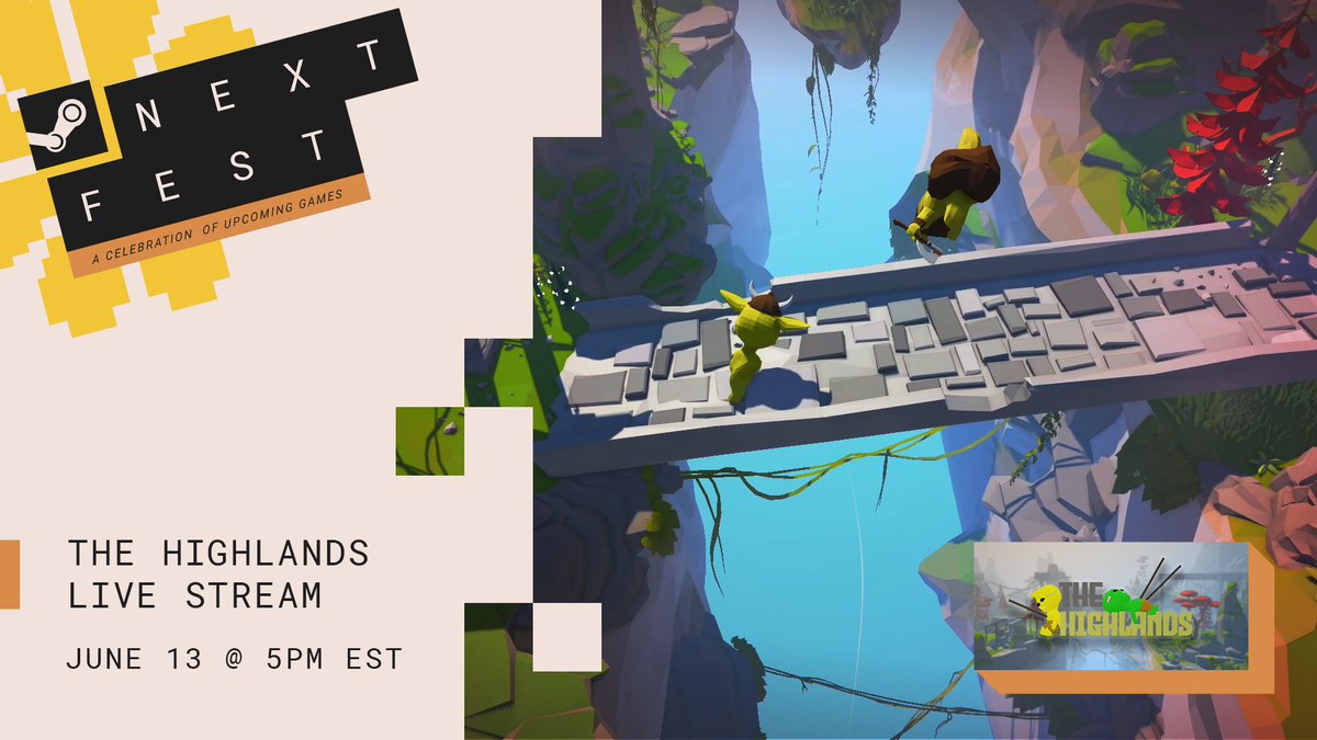 Come join us on June 13th @ 5PM EST for #steamnextfest where you will be able to play our multiplayer demo while we stream and answer questions! Follow us on steam to get notified: store.steampowered.com/app/1528280/TH…

#indiedev #IndieGameDev #indiegames #indiegame