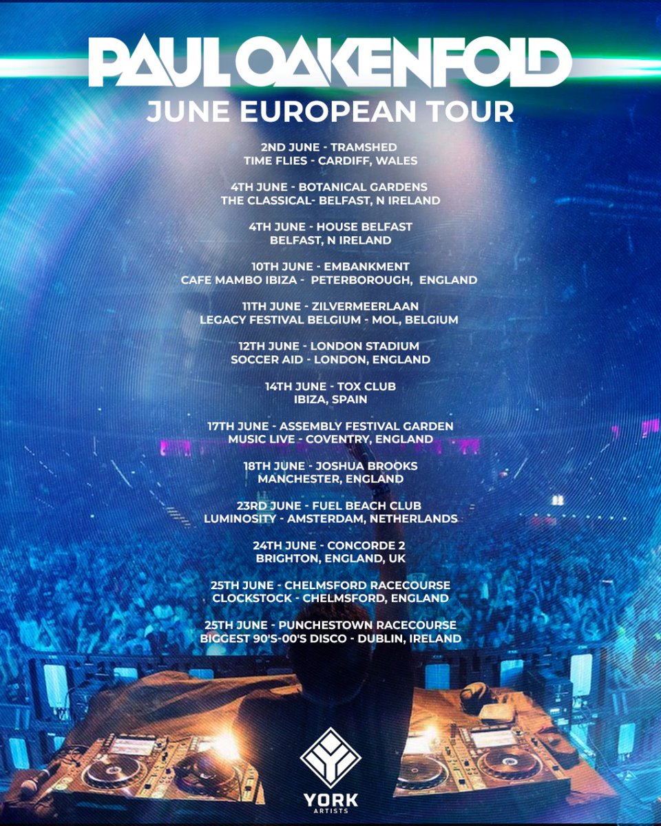 Check out <a href="/pauloakenfold/">Paul Oakenfold</a>'s June European tour. Tickets for all events here ➡️ pauloakenfold.com/tour

#pauloakenfold #tourlife