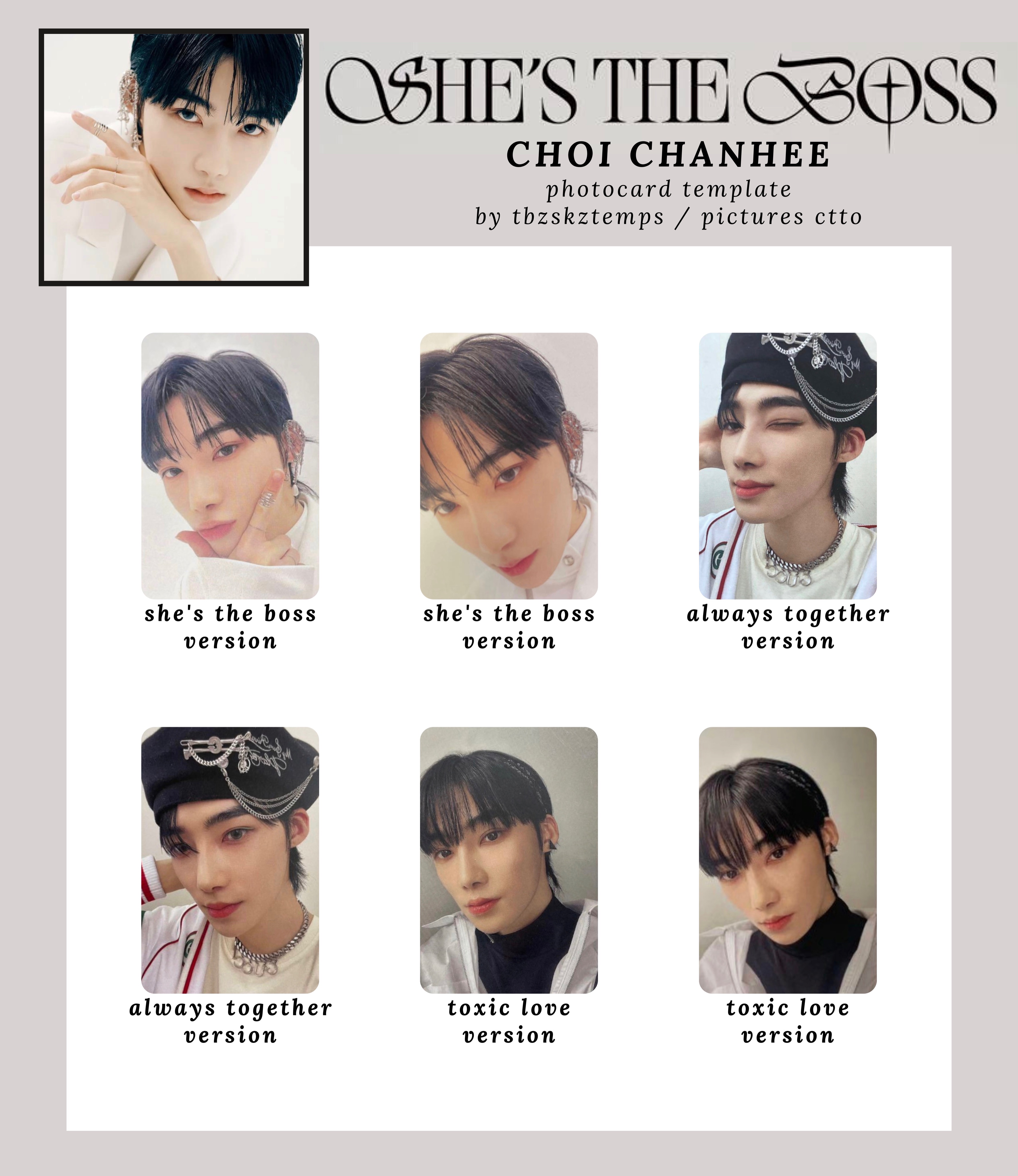 ドボイズ the boyz she’s the boss トレカ THE BOYZ she's the boss official photocard 6 pcs set Q