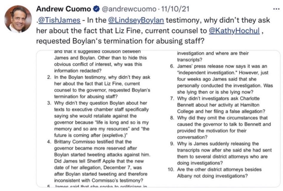 GovernInProse's tweet photo. #MenToo 

#justiceforcuomo 
#investigateTish 

“I love him [@andrewcuomo ]”
Mrs Lindsey Boylan

Former employee &amp; mistress of Howard Zemsky

[Boylan’s former boss]

Who faced calls by @KathyHochul staff *as well as others

To fire Boylan for abusing Her employees

#WhereIsZemsky https://t.co/76I7OHL73P