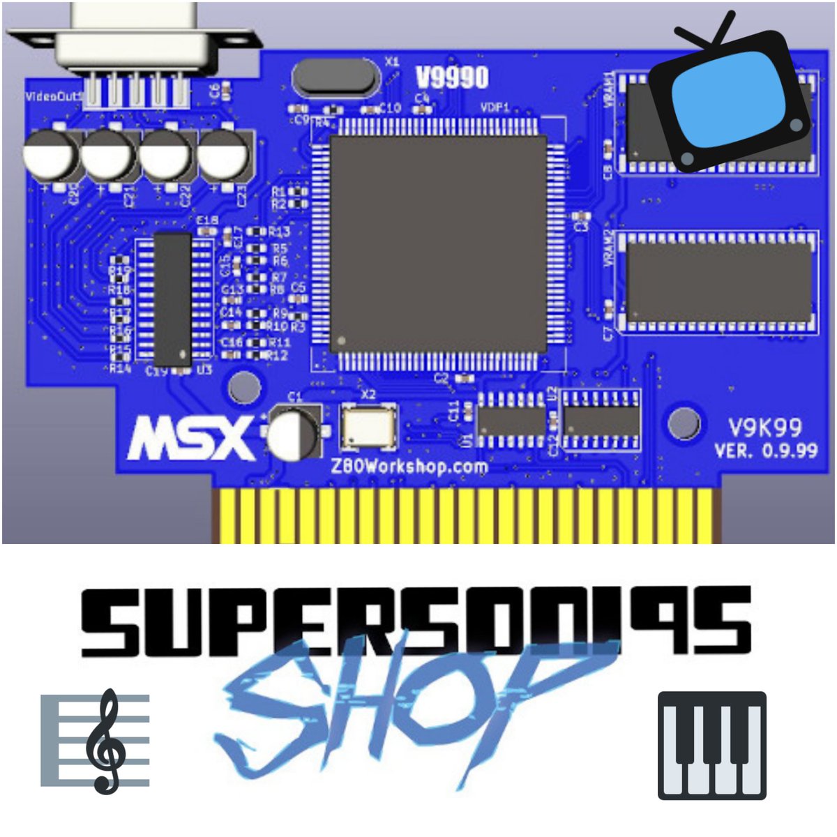 AAMSX's tweet photo. Estands #Hardware
@rafamsx o #z80workshop trae sus 1eras #V9K99 en venta.
Y @supersoniqs trae todo su catalogo desde 🇳🇱: #Darky #Neotron #PlaySoniq #MIDIPAC2 ...🔊🎶🎵
Más info: https://t.co/1Y46cghmCb https://t.co/UfAOqqyVJy