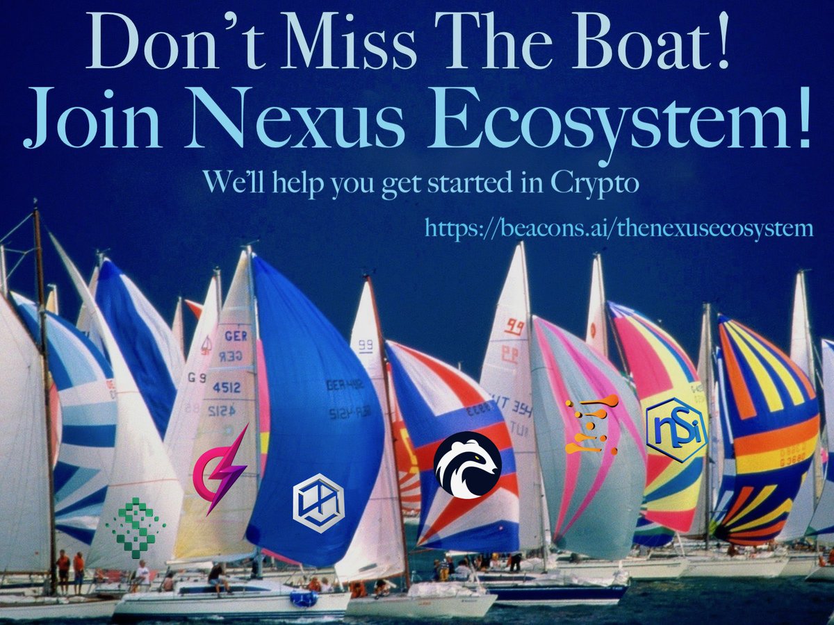 nadiabundance's tweet photo. With so many outstanding projects and more on the way... You don't want to miss this opportunity!
Check out https://t.co/0r21tIyzBW
@NexusEcosystem
#Crypto #NACTB https://t.co/flIsyzdKK6