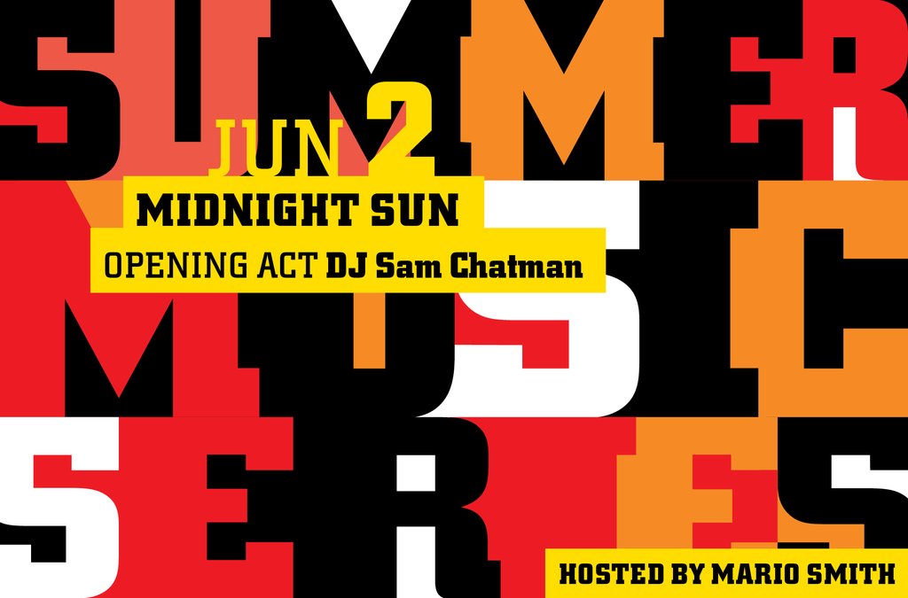 53rdSt's tweet photo. TOMORROW - THURSDAY, 6/2 - 6-9 PM
The Harper Court Summer Music Series is back with #midnightsunchicago & opening act #djsamchatman.
Presented by @uchiengagement & @thesilverroom
#hcmusic #harpercourtchicago #steppin #steppinmusic #steppinchicago
https://t.co/pt1iNrLT7L https://t.co/UEcIQ0nGeZ