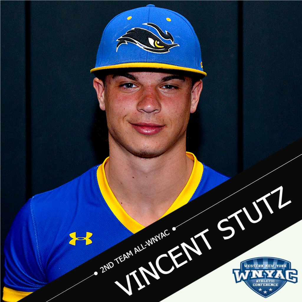 NCThunderwolves's tweet photo. BASE: Congrats to @VinnyStutz1 for recently being named a 2nd team All-WNYAC selection! #RollWolves ⚾️🐺💪 https://t.co/wKpjIfVSWR
