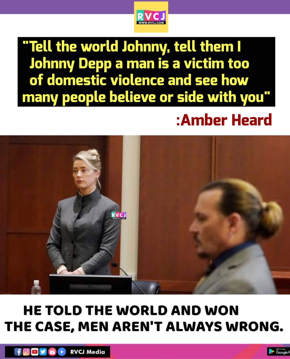 RVCJ_FB's tweet photo. After 6 years Finally 👏

#JohnnyDeppVsAmberHeardTrial #TruthWins #verdictwatch https://t.co/ZcwNpxUE75