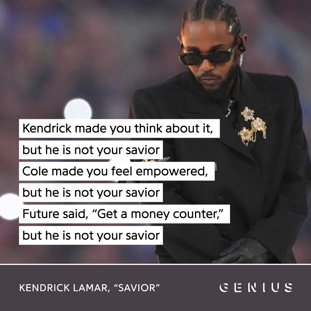 'bron made you give his flowers, but he is not your savior