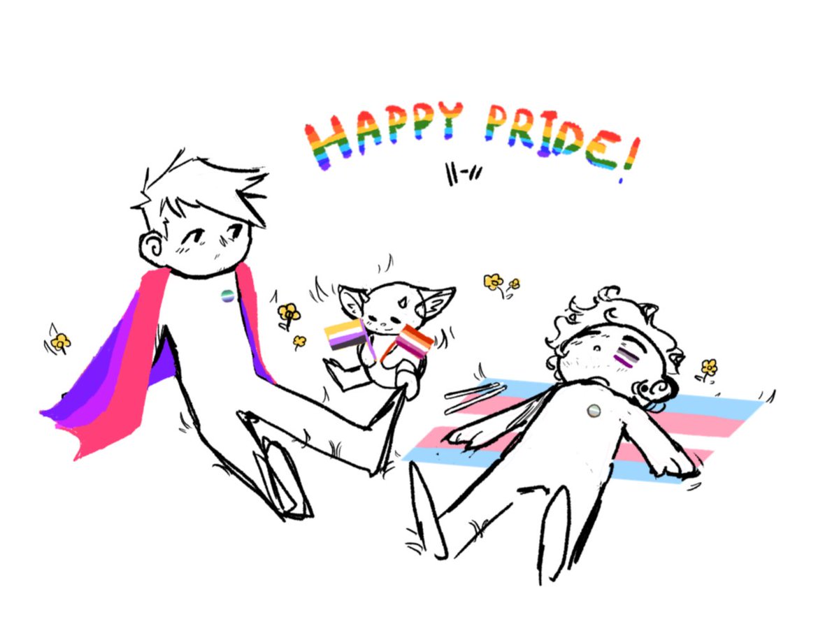 1_tobs's tweet photo. Happy pride month!
Just a bunch of lads with some pride flags:]
celebrate love🏳️‍🌈
#cliqueart https://t.co/VpiwHm0XKI