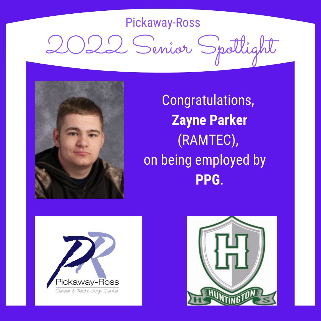 PickawayRossCTC's tweet photo. Our Seniors may be finished but we aren't finished highlighting them or their plans after school!

Congratulations to our students who are already working or committed to work in their field! 

#PRCTCProud #CareerTechWorks #CareerTechOhio #CTEWorks https://t.co/hkSHdKIEmG
