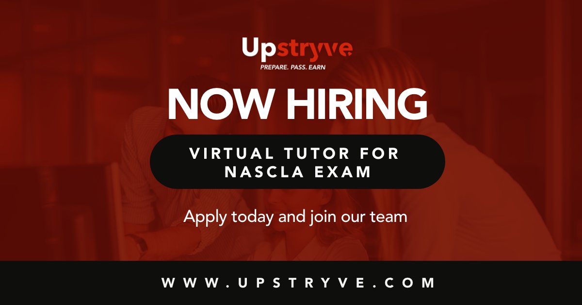 ATTN: #NASCLA Contractors! You can earn extra income from the comfort of your own home tutoring students who are preparing to take their license exams. 

#Tennessee Applicants: bit.ly/3aftGH3

#Georgia Applicants: bit.ly/3PXgtTW