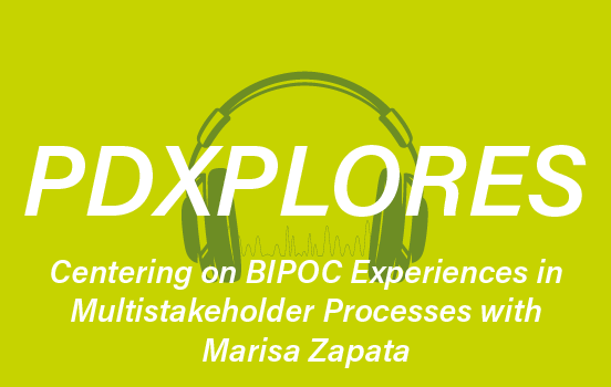 psu_research's tweet photo. This week on #PDXPLORES, @DrMarisaZapata1 from @homelessnesspdx discusses the similarities between convening a multi-stakeholder process and composing jazz music in which people listen closely and work together to enhance the whole. https://t.co/oLzNtw52ST https://t.co/cijaRW7Uhi