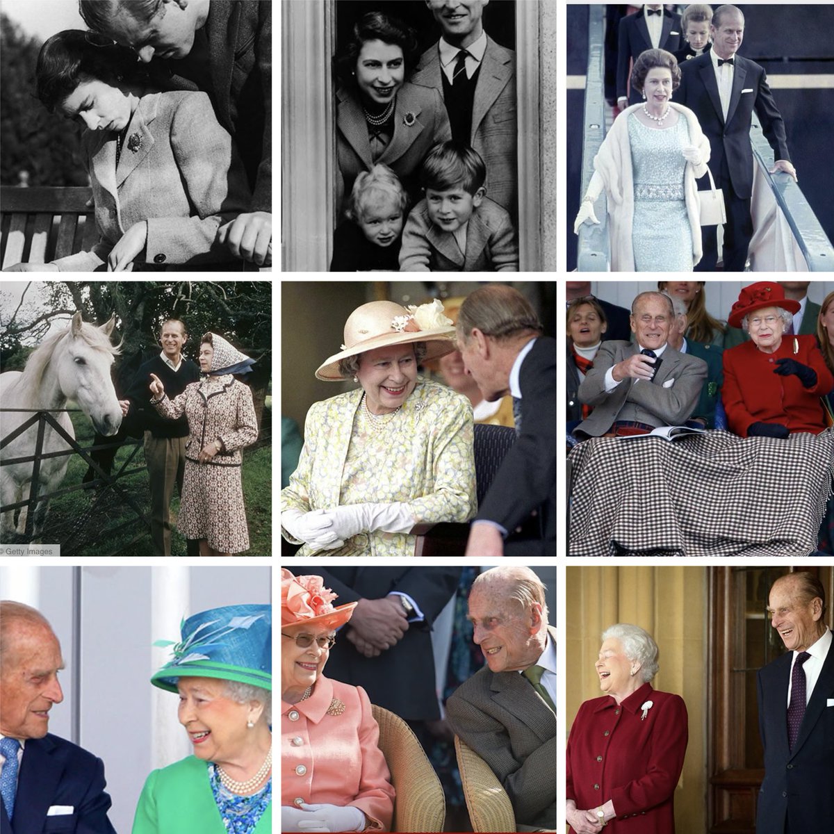 judithin77's tweet photo. Some happy moments, Her Majesty together with her beloved husband The Prince Philip, Duke of Edinburgh who for 73 years was her strength and stay.  “And now these three remain: faith, hope and love. But the greatest of these is love” 
#GodSaveTheQueen ❤️👑❤️
#PlatinumJubilee https://t.co/smDXYGH5Sd