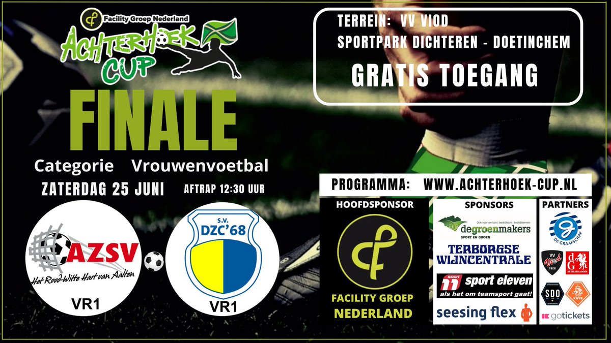 Eindstand Halve Finale DZC 68 vs FC Zutphen 5-0.  <a href="/dzc68/">DZC68</a> naar de Finale