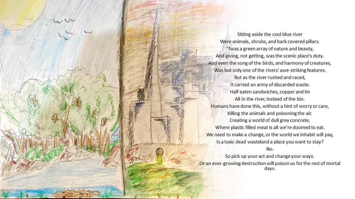 CoE_AgEd_RAC's tweet photo. 7S have completed their poetry and artworks linked to the Hawkesbury/Dyarubbin. Here is a sample of some of their works. All works will be published. #transdisciplinarylearning
@mccallumtp
@NSWEducation
@RedRoomPoetry https://t.co/Gx0lMmCu6n