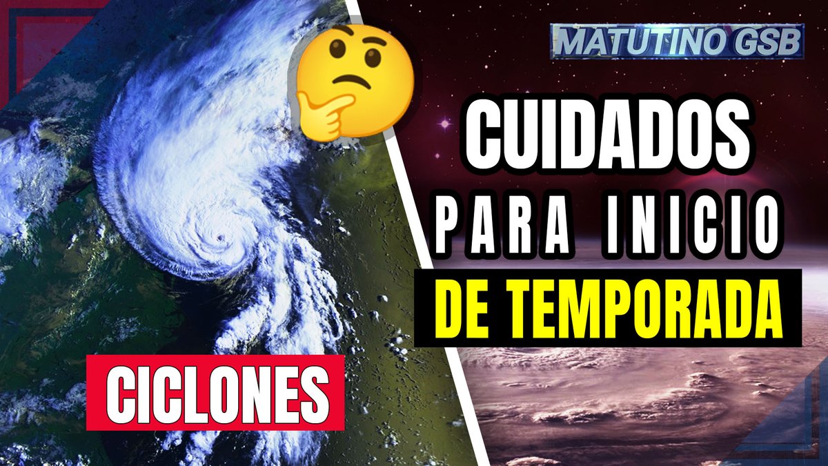 MatutinoGsb's tweet photo. TEMPORADA CICLÓNICA 2022 - Cosas que NO SE DEBEN PASAR  POR ALTO en nuestro país
#temporadaciclonica #ciclones #meteorologia #meteorologiard #republicadominicana #politicard #problemasrd #ciclonesrd #meteorologiard
https://t.co/x2kkxIJoEH https://t.co/uofzRReFy2