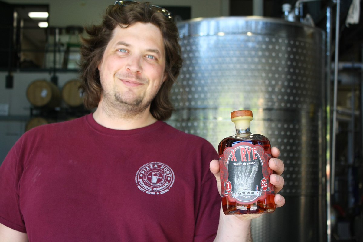 Don't worry, folks! Our head distiller Mitch is all healed up and happy to share this one-of-a-kind single barrel release exclusively at the tasting room.

X RYE :: single barrel of straight rye whiskey, aged 4 years, accidentally smashed a foot and bottled at 100proof.