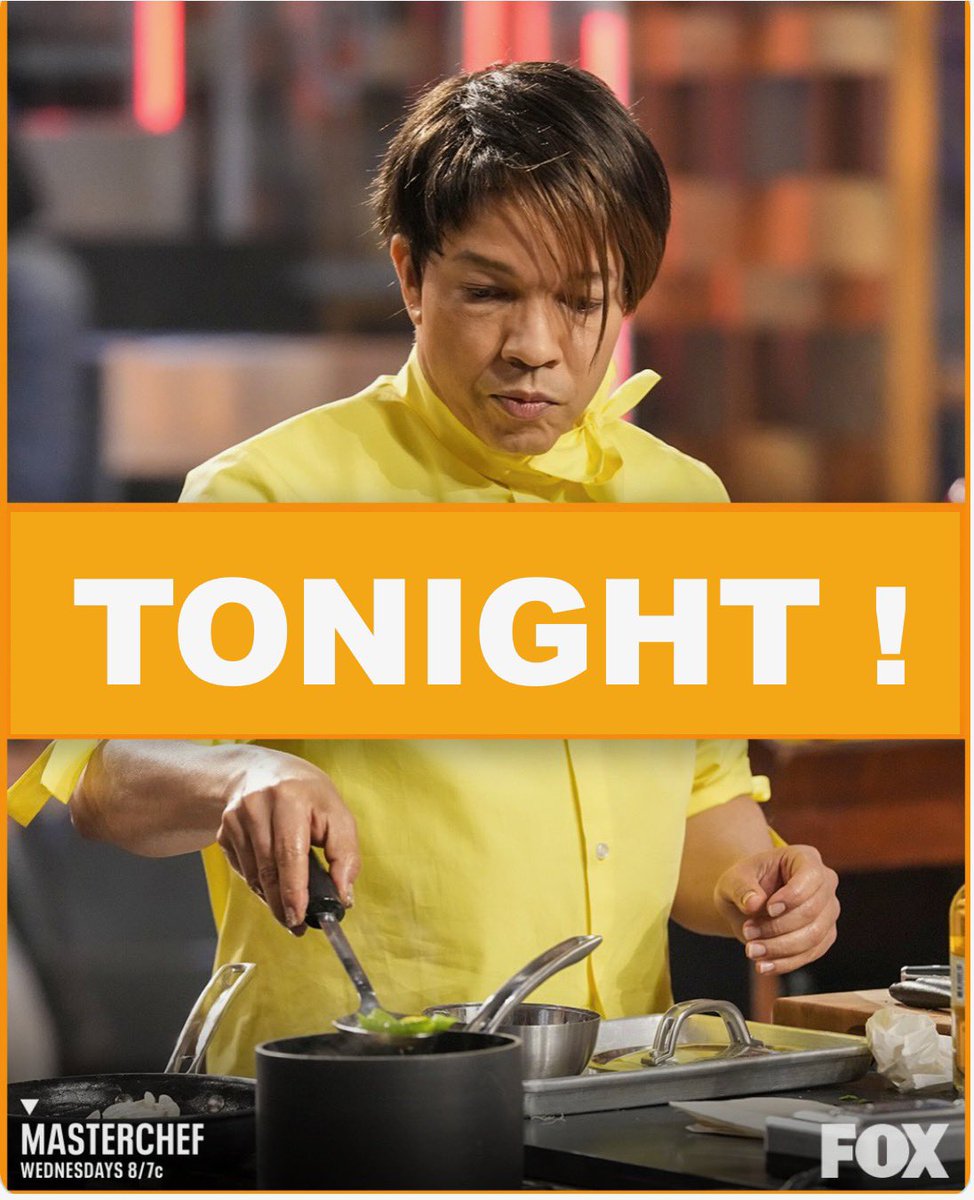 Who will receive a #MasterChef Apron?
TUNE IN TONIGHT!
<a href="/MASTERCHEFonFOX/">MasterChef</a> 
<a href="/FoodClubFOX/">Food Club FOX</a>