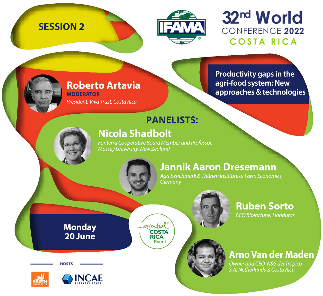 The IFAMA 2022 World Conference in Costa Rica is only three weeks away! Join us in exploring the challenges and opportunities that are emerging with the introduction of digitization and technology in the agri-food sector. ifama.org/Costa-Rica-2022   #ifama #ifama2022