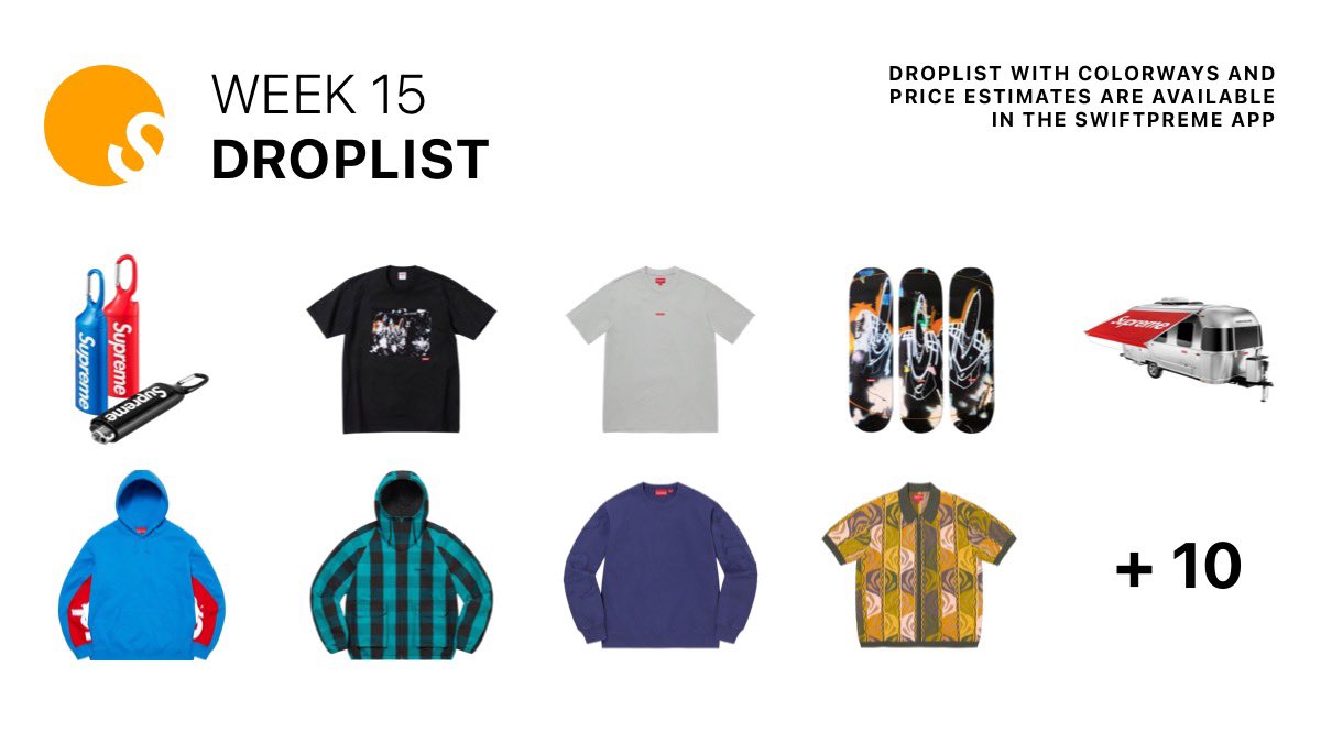 Supreme Week 15 – Airstream Travel Trailer dropping this week for $90,000 🤑 Where would you travel with one of these? 🏕