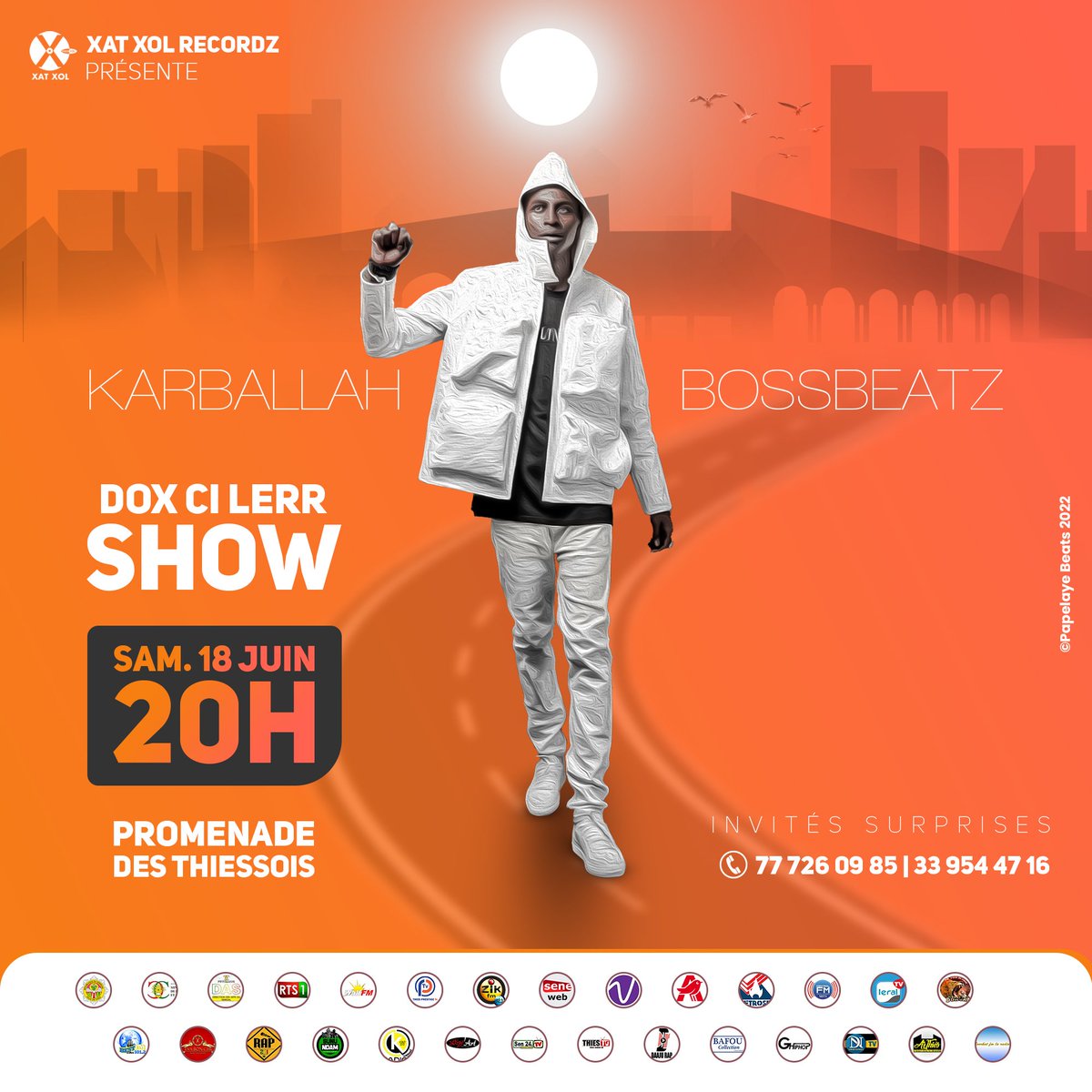 karballahJMR's tweet photo. 📌‼️💥Dox Ci Lerr Show Thies🔥🔥🔥🔥
Rendez vous le Samedi 18 Juin 2022 à Thies à la promenade des Thiessois à partir de 20h pour célébrer l'album 🔥🔥🔥🔥🎶
Design by @papelayebeats Good Job bro🙏🙏🙏
#DoxCiLeer #Karballah #BossBeatz #Album #Thies #rapgalsen221 #Kzé👑 https://t.co/nmlDcuG98U
