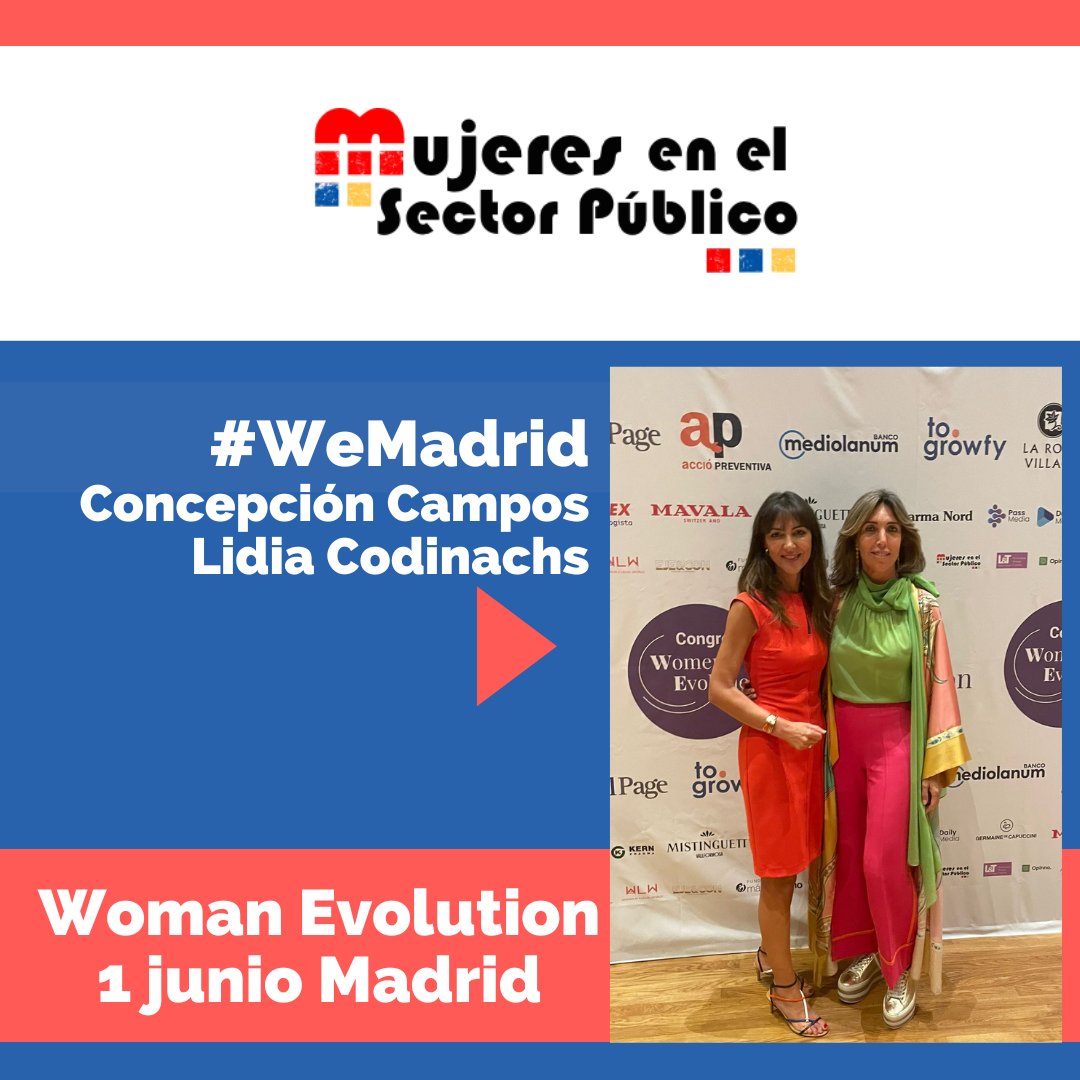 MujeresSP's tweet photo. 📢Una gran mañana compartiendo aprendizajes y experiencias gracias a @WomenBcn 
#mujeresSP presente en #Wemadrid "Liderazgos disruptivos" de la mano de @mccamposacunha 
#womanevolution
Gracias a Lidia Codinachs, promotora del evento https://t.co/SJNpDGtTgX