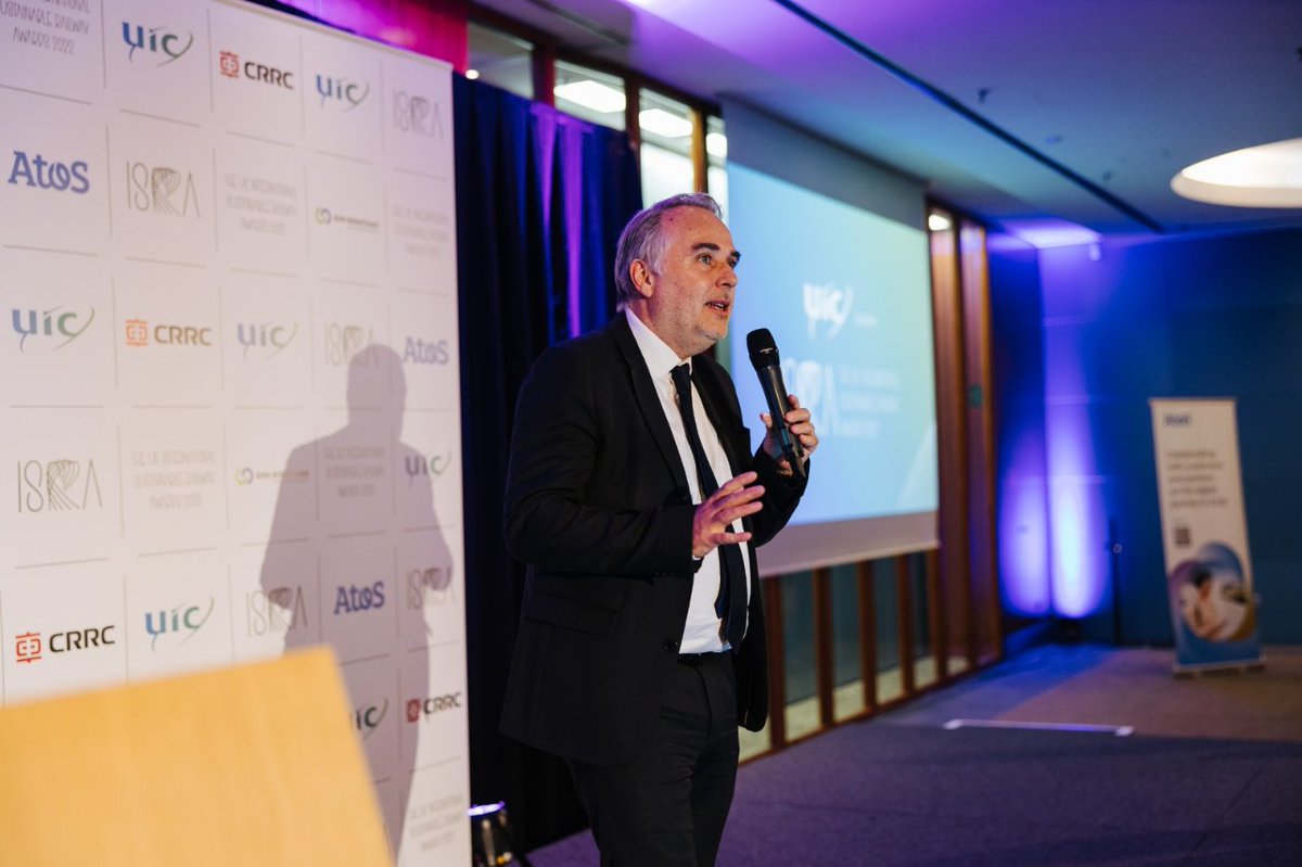 François Davenne, <a href="/uic/">UIC railways</a> Director General, welcomes the global rail sector to tonight's UIC International Sustainable Railway Awards gala ceremony. The Awards promote best practice and a better world: sustainablerailway.awardstage.com