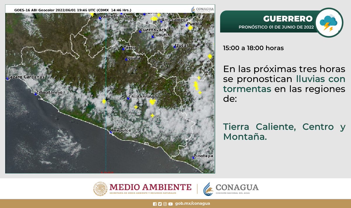 CONAGUA Clima tweet media