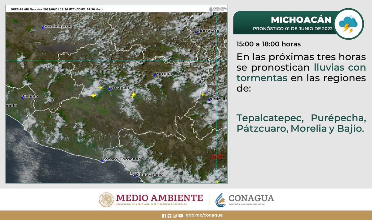 CONAGUA Clima tweet media