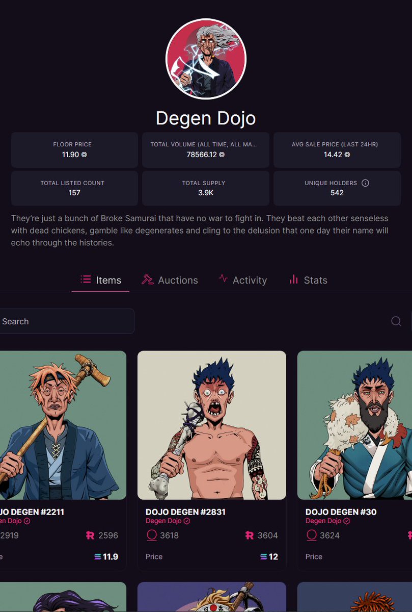 Degen Dojo NFT {⛩️} tweet media