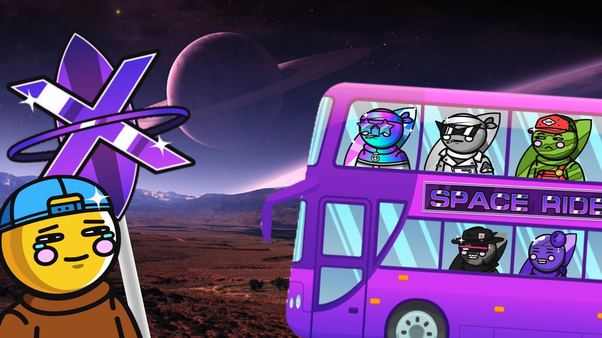_MattAddison_'s tweet image. All Aboard #SpaceRidersX Bus !

Rider #7315 is here to take @SpaceRiders_NFT on a Galactic journey through June 🪐

Todays marks day 1 of #SpaceRidersX, every day a custom 1/1 is being given away to 1 lucky holder!

Don&apos;t miss out and #RideWithUs ! #RidersBreakTwitter