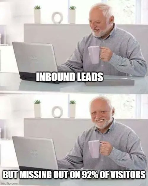 salespanel's tweet image. Around 8% of your website traffic will sign up on your lead forms. But what happens to the other 92% of your traffic?

Learn how to mitigate this loss: buff.ly/3N3q9Kz

#LeadIdentification #Inbound #leadgeneration #marketing #b2bmarketing