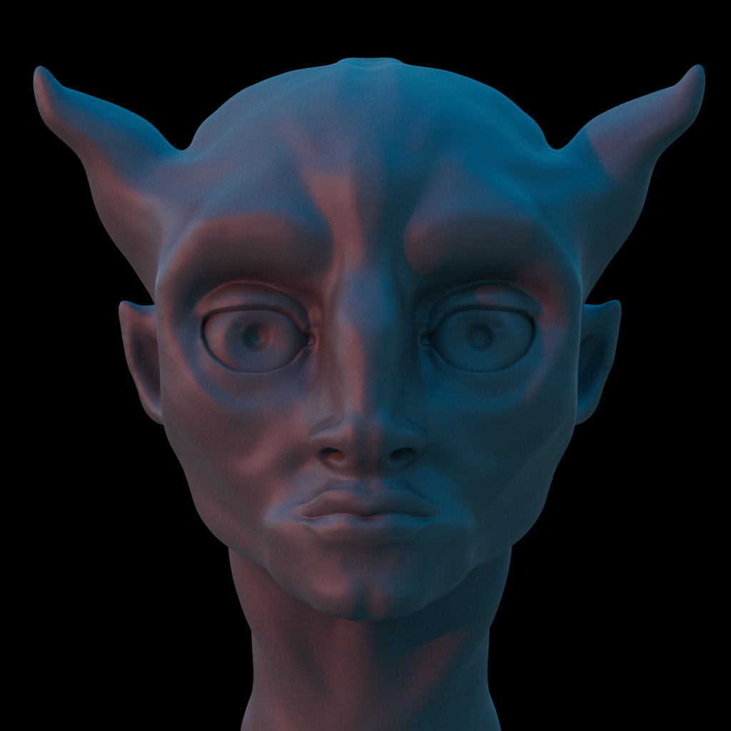 VisualsAcacia's tweet photo. An evening in #ZBrush. So much fun, makes me obsessed, I'll continue this one for sure 🤩✨👽 https://t.co/XJsuP8FH7A