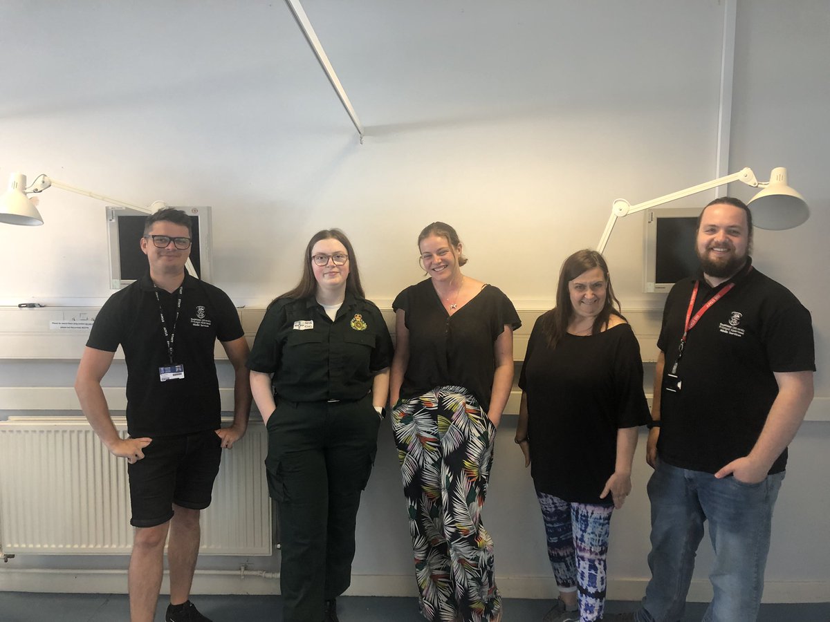 MsJuWheatley's tweet photo. Day 2 of filming For the Manual Handling / Violence and Aggression Online Portal. @Jamietakeaeimaj @SwanseaUni @Gellinudd1 @Mejulie961Julie @CerysCuddihy. #collaboration #studentparamedics #interprofessionalworking #mentalhealthnursing https://t.co/faXwhlfrgW