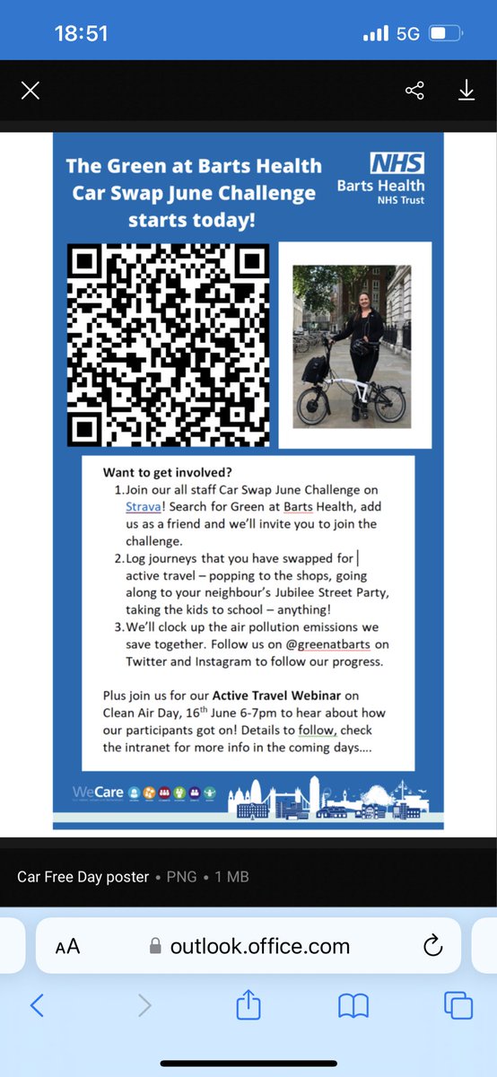 @NavjotParmar10 @TfL @katespadeny @Barts_Charity Yes 🙌 it does #KeepActive & staff can join exciting #CarFreeChallenge in June by converting to #GreenTravel  @greenatbarts @annamoore83 @doctorrah @JKBartsHeart @AAttfield