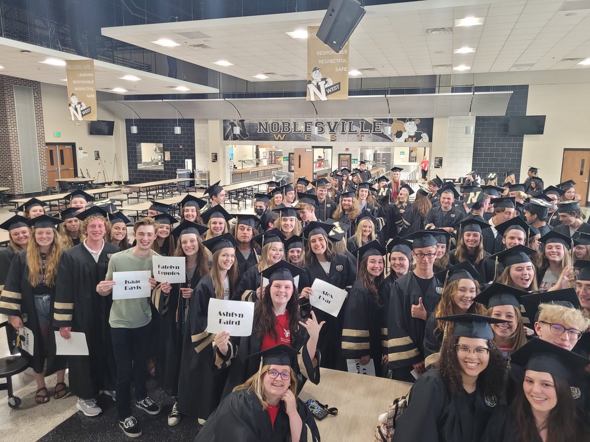 Congratulations, Class of 2022!  We loved seeing former West students for our inaugural senior walk. <a href="/NobWestMS/">Noblesville West MS</a> <a href="/NobSchools/">Noblesville Schools</a>