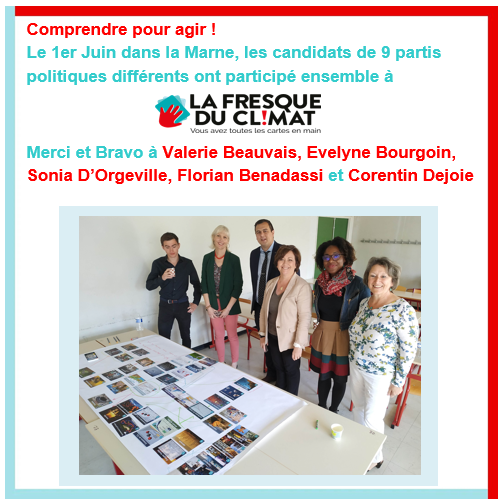 LaFresqueEnCA's tweet photo. Ils ont toutes les cartes en main! @FresqueDuClimat
Ils étaient présents sur le site de Reims aujourd'hui. #circo5101 #circo5102 #circo5103 #legislatives2022 https://t.co/onXEX6d28O