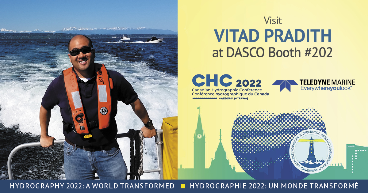 TeledyneMarine's tweet photo. Teledyne Marine's Z-boat expert Vitad Pradith is headed to Ottawa for #CHC2022. Visit "V" at DASCO booth 202 &amp; learn about ASVs &amp; the solution suites that were designed with the surveyor in mind! 
https://t.co/Js3uSDTcdH 
@canhydrographic 
@DASCOEquipment
#hydrography #conference https://t.co/3U8X9Wqe9T